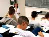 Sala de aula do primeiro ano de engenharia. Os alunos têm aulas teóricas pela manhã e laboratórios à tarde.