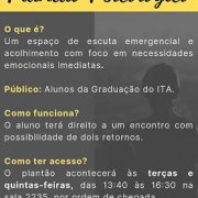 Plantão Psicológico SOE/DAE