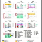 Calendario escolar 2020